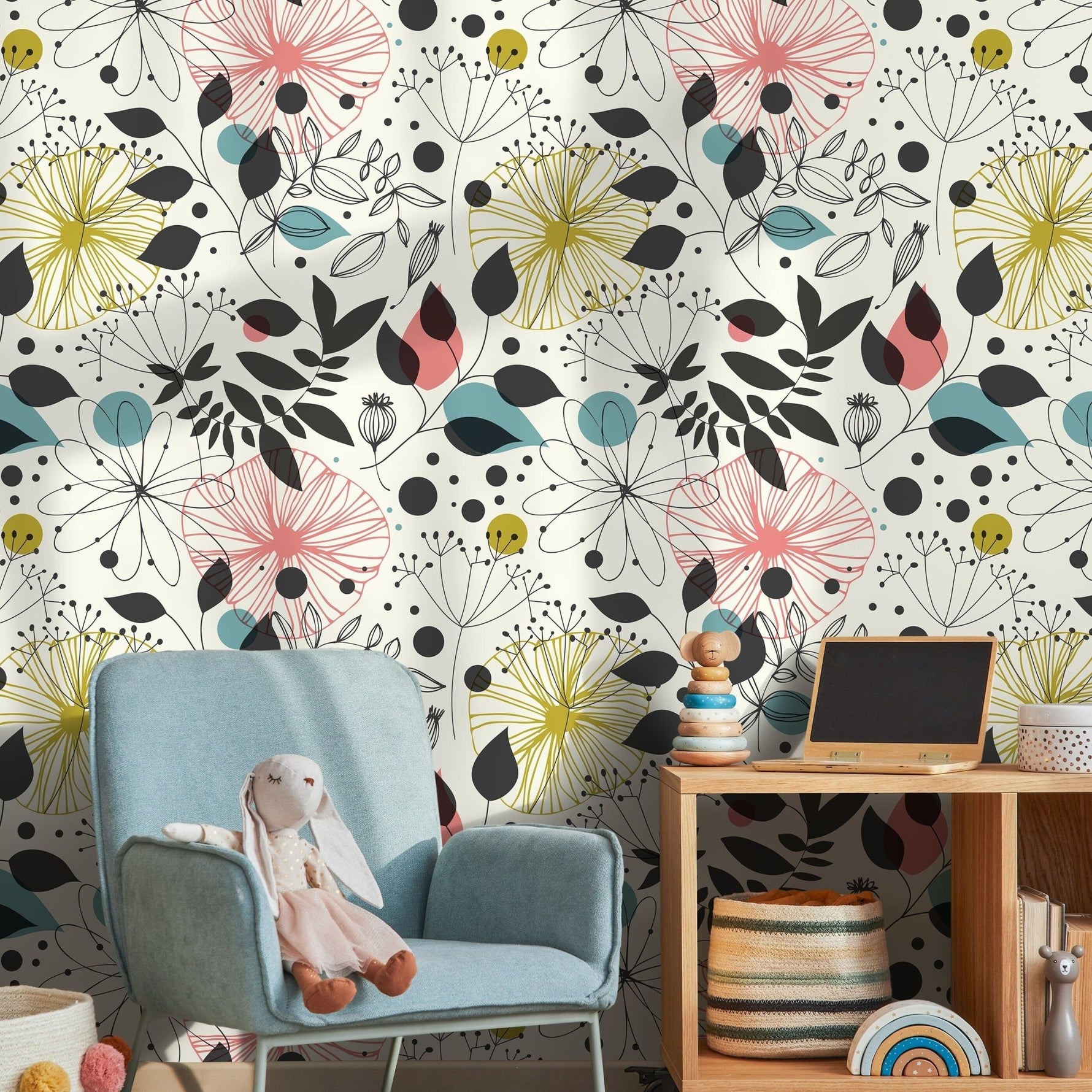 Botanical Illustration Wallpaper - A591 - WallTrend