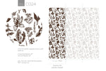 Botanical Illustration Wallpaper - C024 - WallTrend