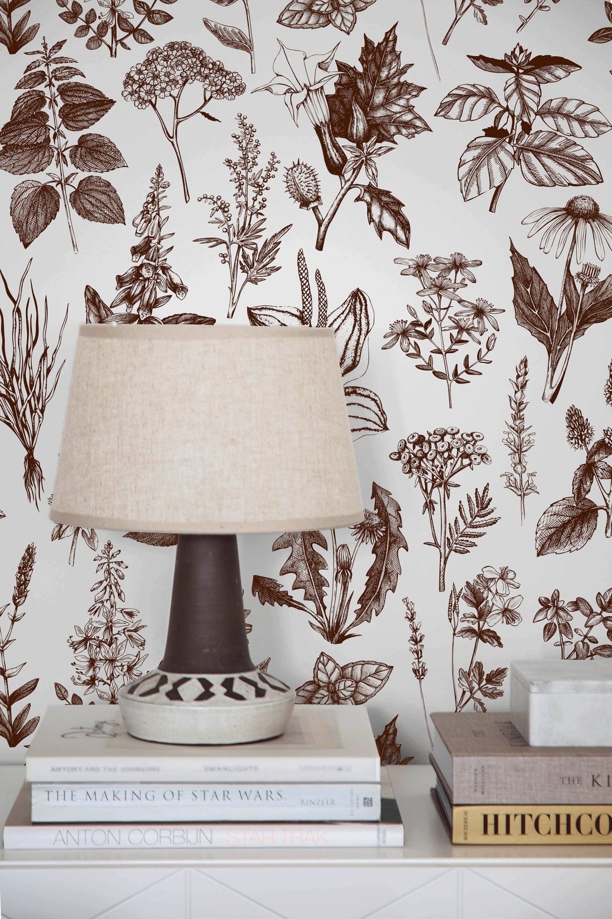 Botanical Illustration Wallpaper - C024 - WallTrend