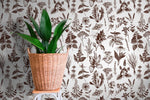 Botanical Illustration Wallpaper - C024 - WallTrend