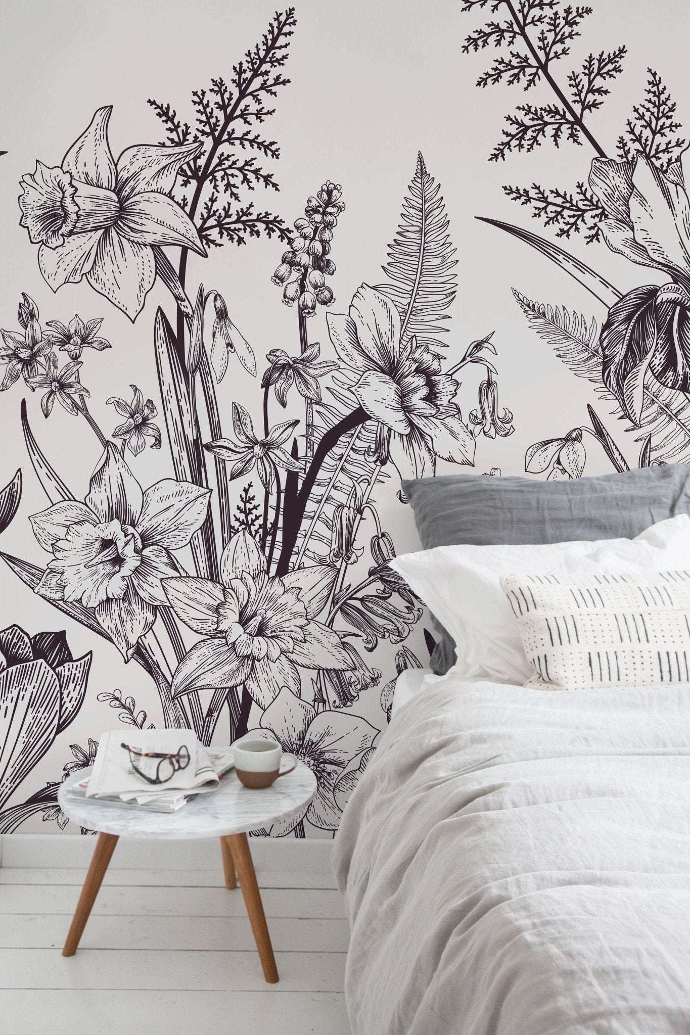 Botanical Illustration Wallpaper - C049 - WallTrend