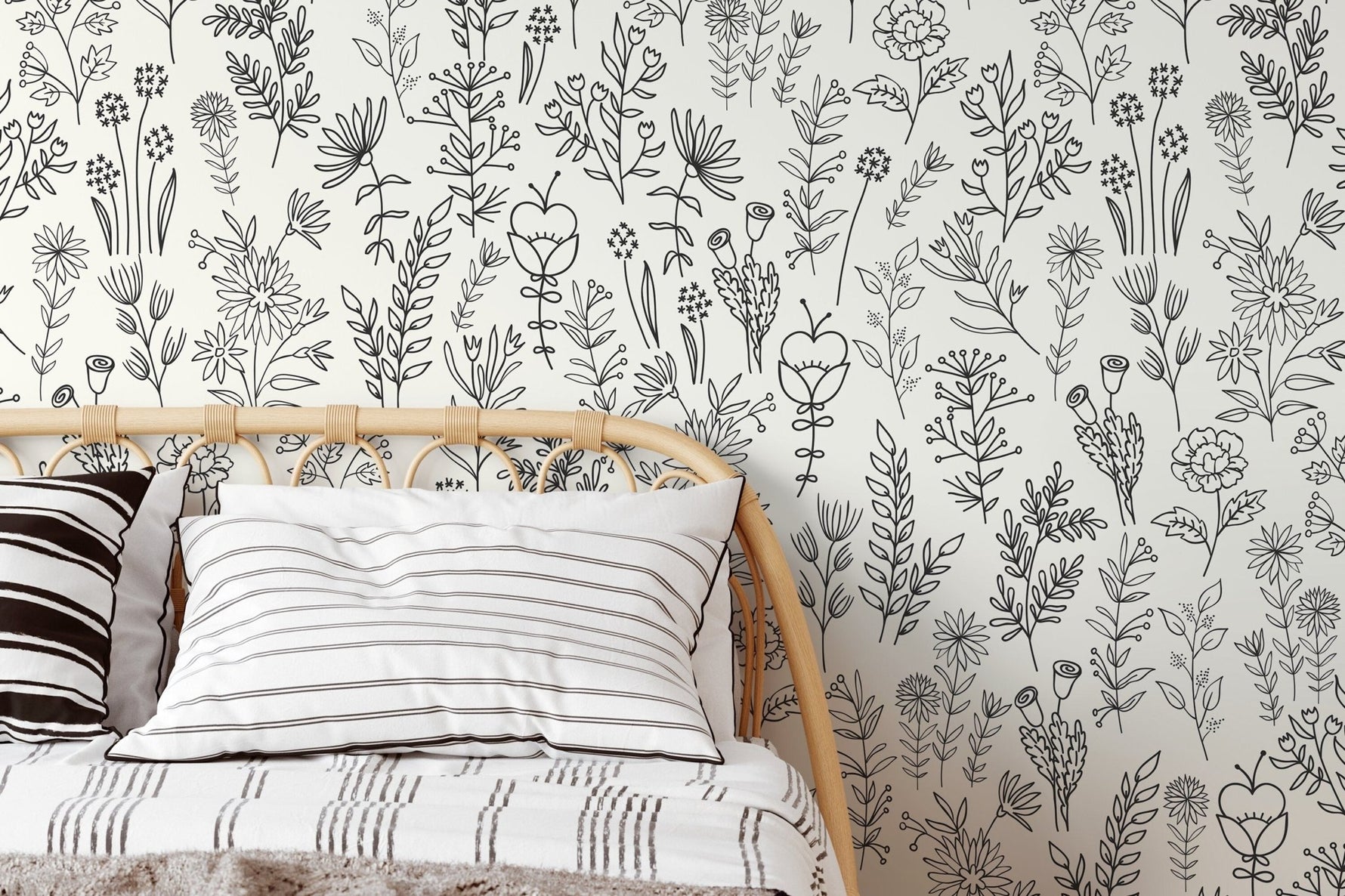 Botanical Illustration Wallpaper - D234 - WallTrend