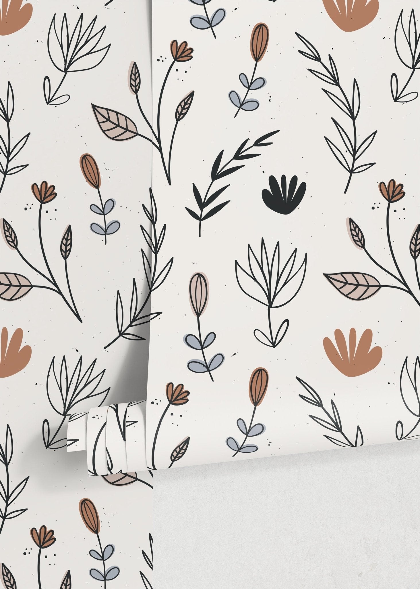 Botanical Illustration Wallpaper - D272 - WallTrend