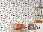 Botanical Illustration Wallpaper - D272 - WallTrend