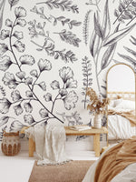 Botanical Illustrations Wallpaper - C042 - WallTrend