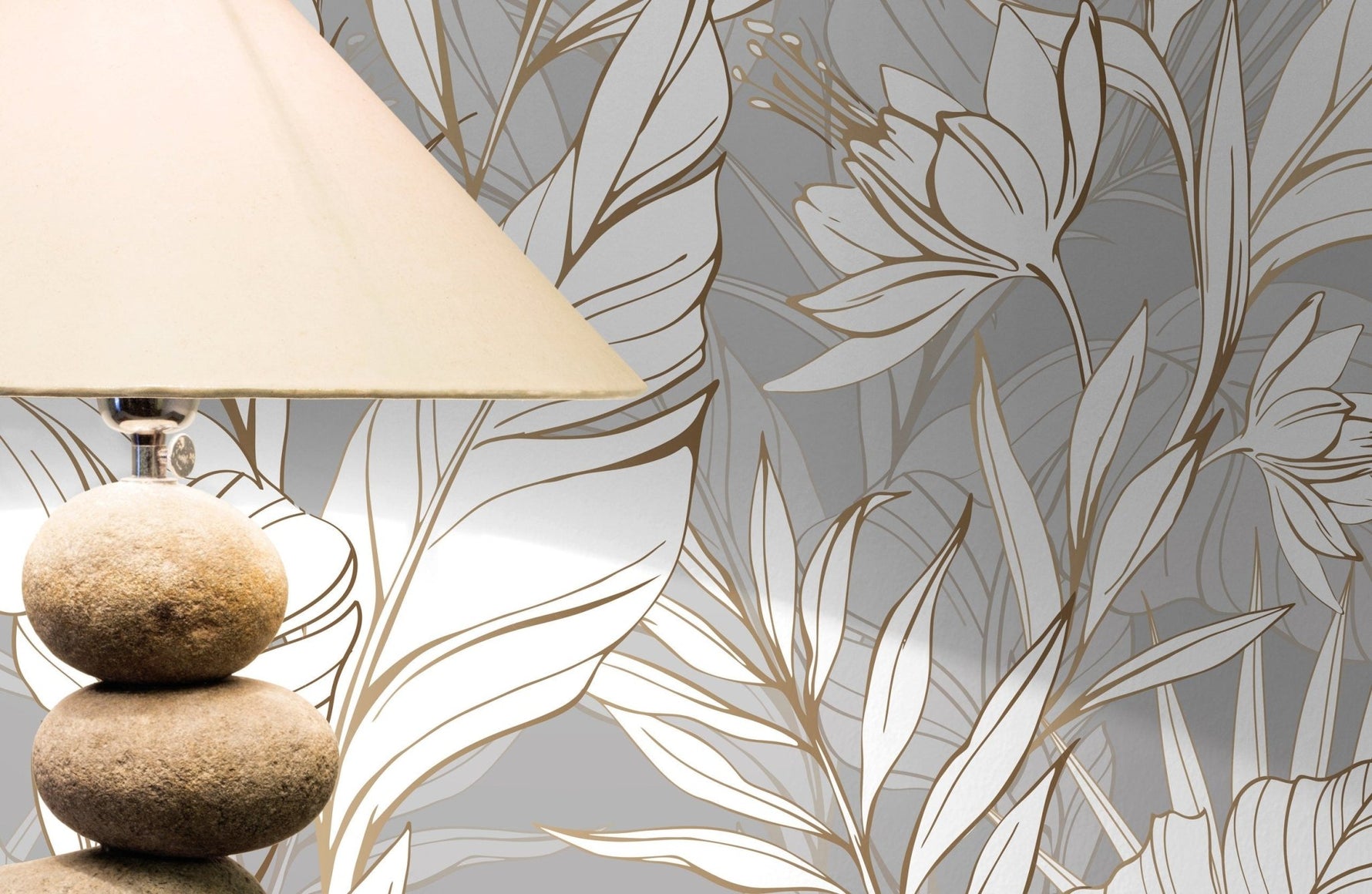 Botanical Serenity Wallpaper - C403 - WallTrend