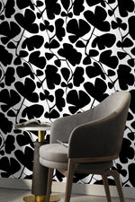 Botanical Silhouette Wallpaper - C682 - WallTrend