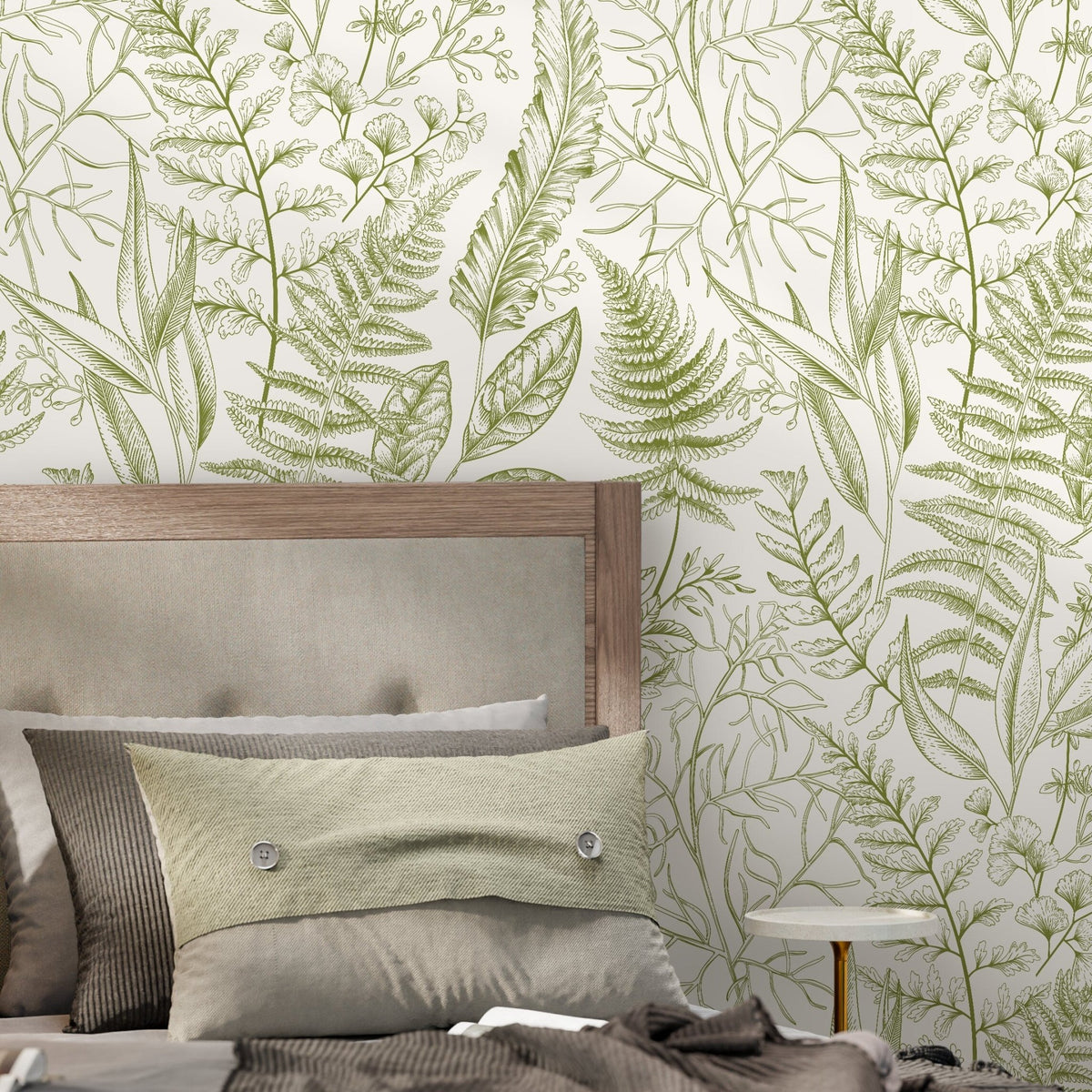 Botanical Sketch Wallpaper - C043 - WallTrend