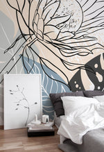 Botanical Sketch Wallpaper - C079 - WallTrend