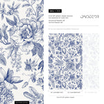 Botanical Sketch Wallpaper - C359 - WallTrend