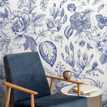 Botanical Sketch Wallpaper - C359 - WallTrend