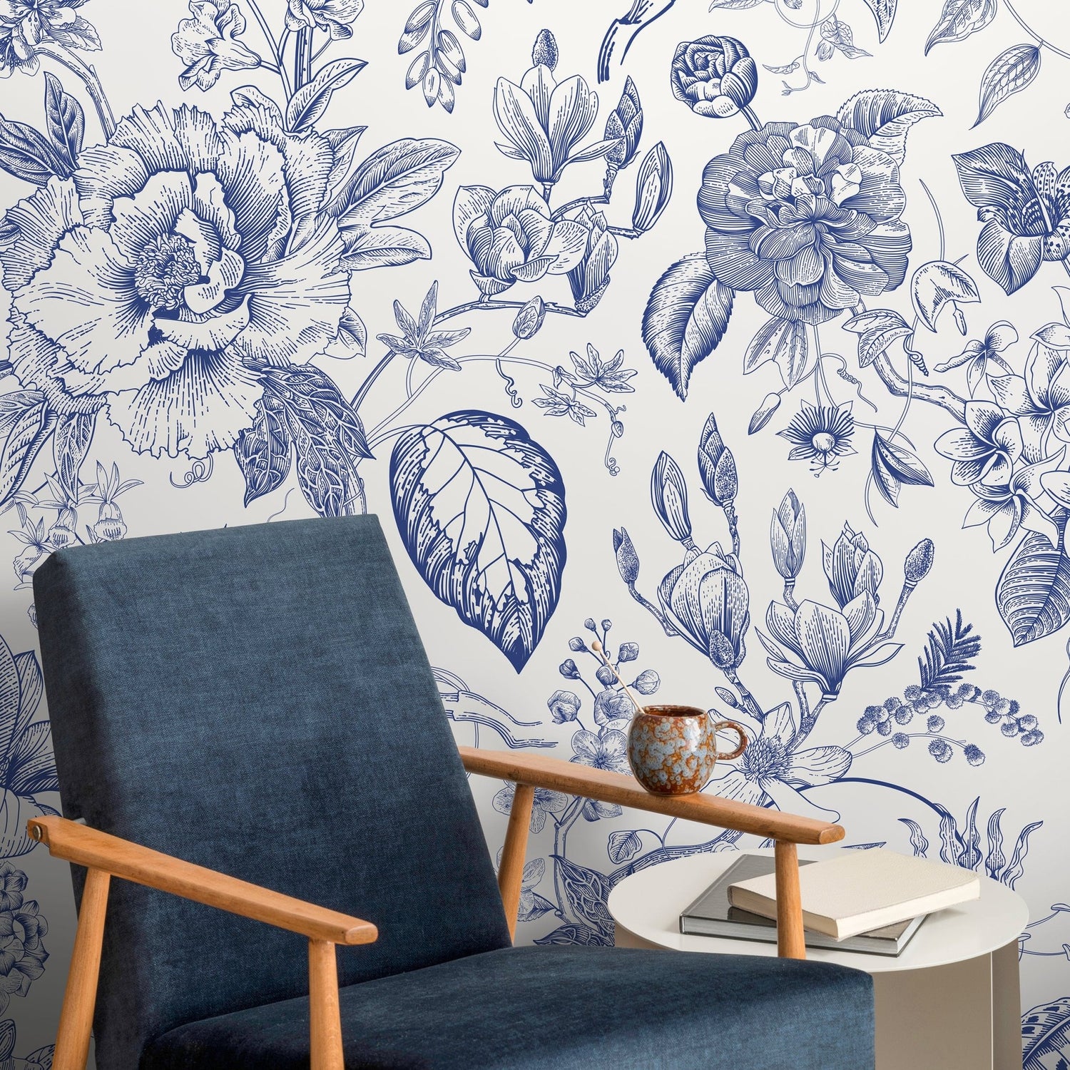 Botanical Sketch Wallpaper - C359 - WallTrend