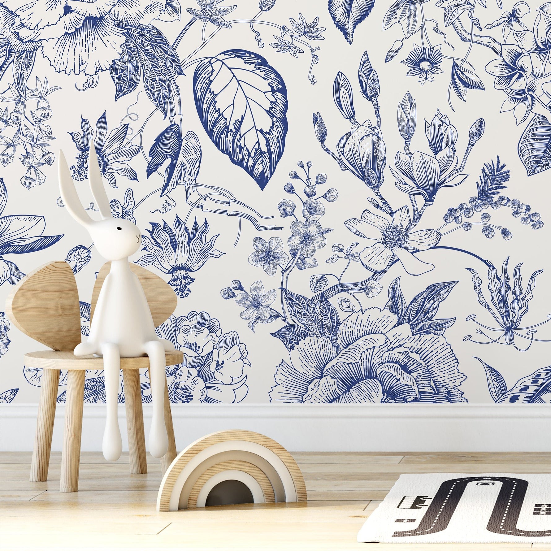 Botanical Sketch Wallpaper - C359 - WallTrend