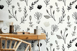 Botanical Sketch Wallpaper - D270 - WallTrend