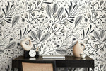 Botanical Sketch Wallpaper - D281 - WallTrend