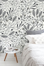 Botanical Sketch Wallpaper - D281 - WallTrend