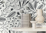 Botanical Sketch Wallpaper - D281 - WallTrend