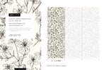 Botanical Sketch Wallpaper - D306 - WallTrend