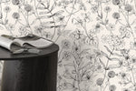 Botanical Sketch Wallpaper - D306 - WallTrend