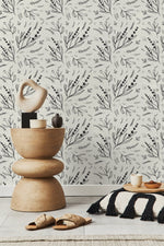 Botanical Sketch Wallpaper - D400 - WallTrend