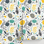 Botanical Spring Medley Wallpaper - A861 - WallTrend