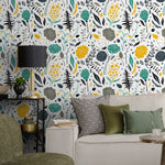 Botanical Spring Medley Wallpaper - A861 - WallTrend