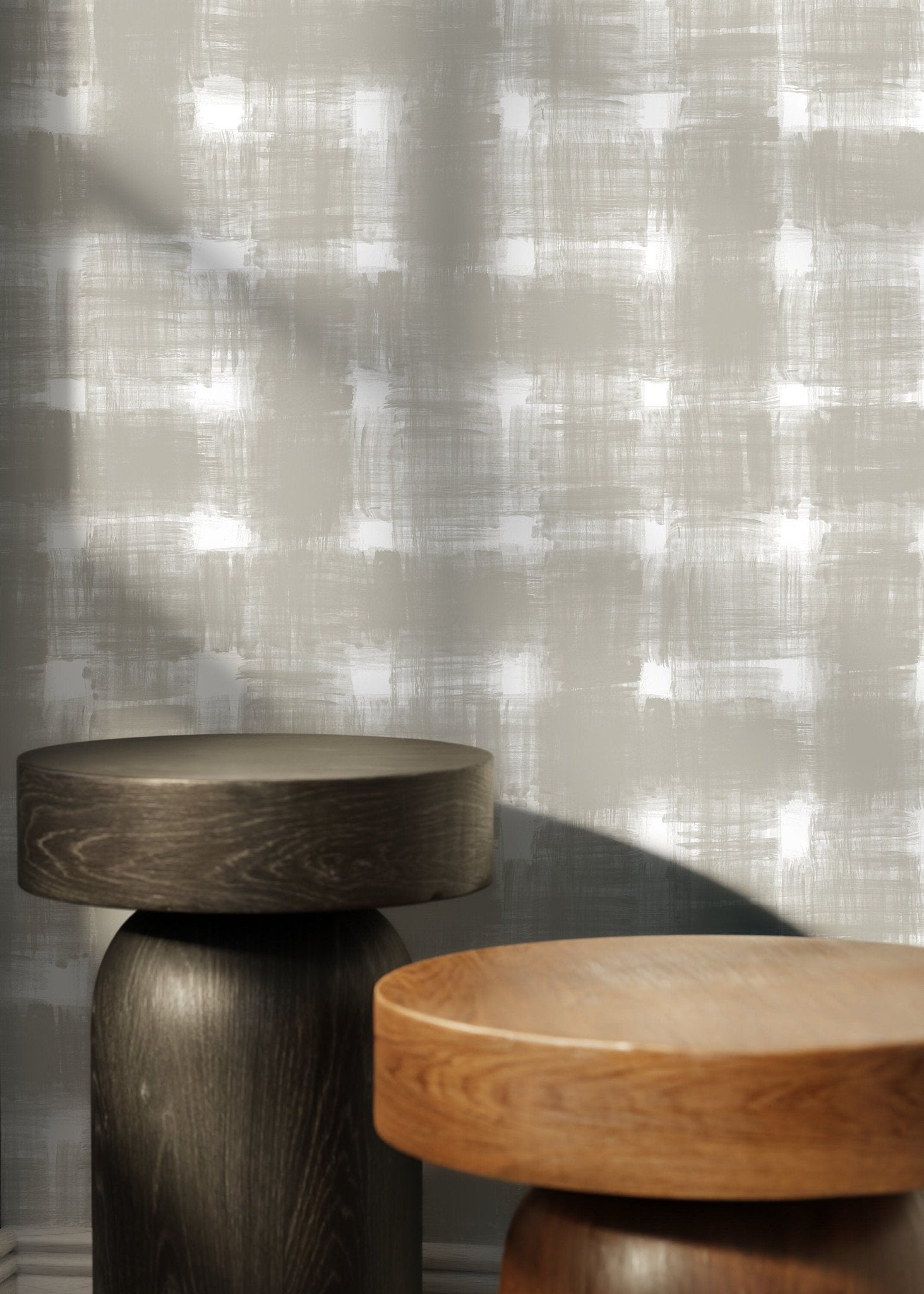 Brushed Textured Grid Wallpaper - C978 - WallTrend