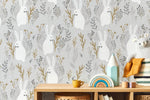 Bunny Meadow Wallpaper - D124 - WallTrend