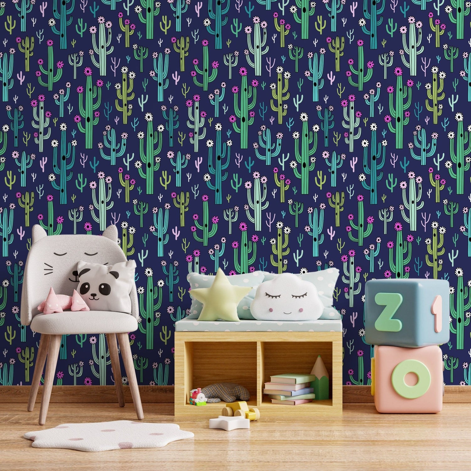 Cactus Garden Wallpaper - A958 - WallTrend