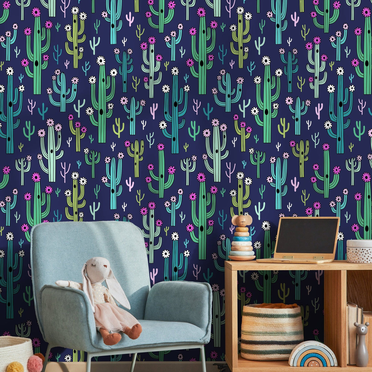 Cactus Garden Wallpaper - A958 - WallTrend