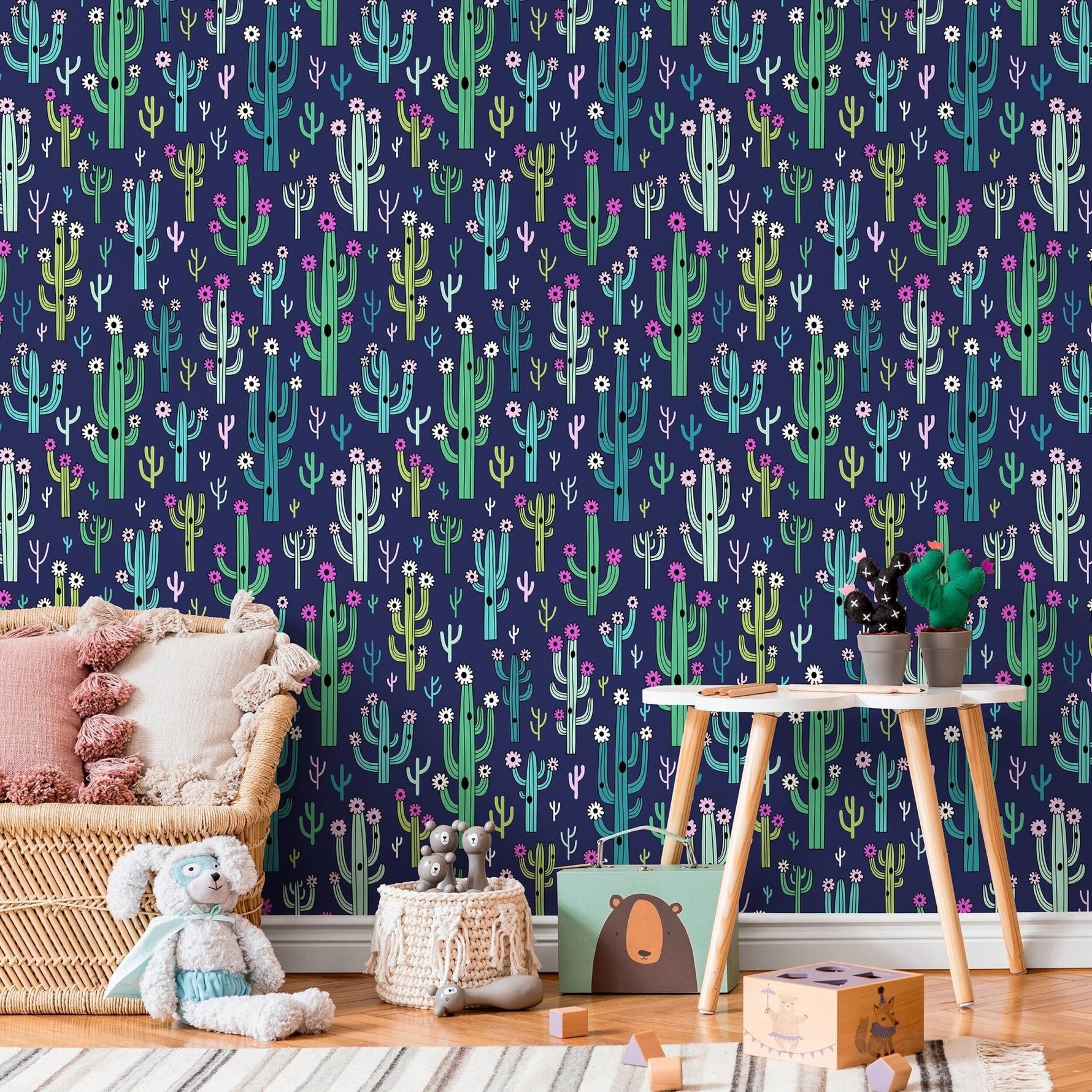 Cactus Garden Wallpaper - A958 - WallTrend