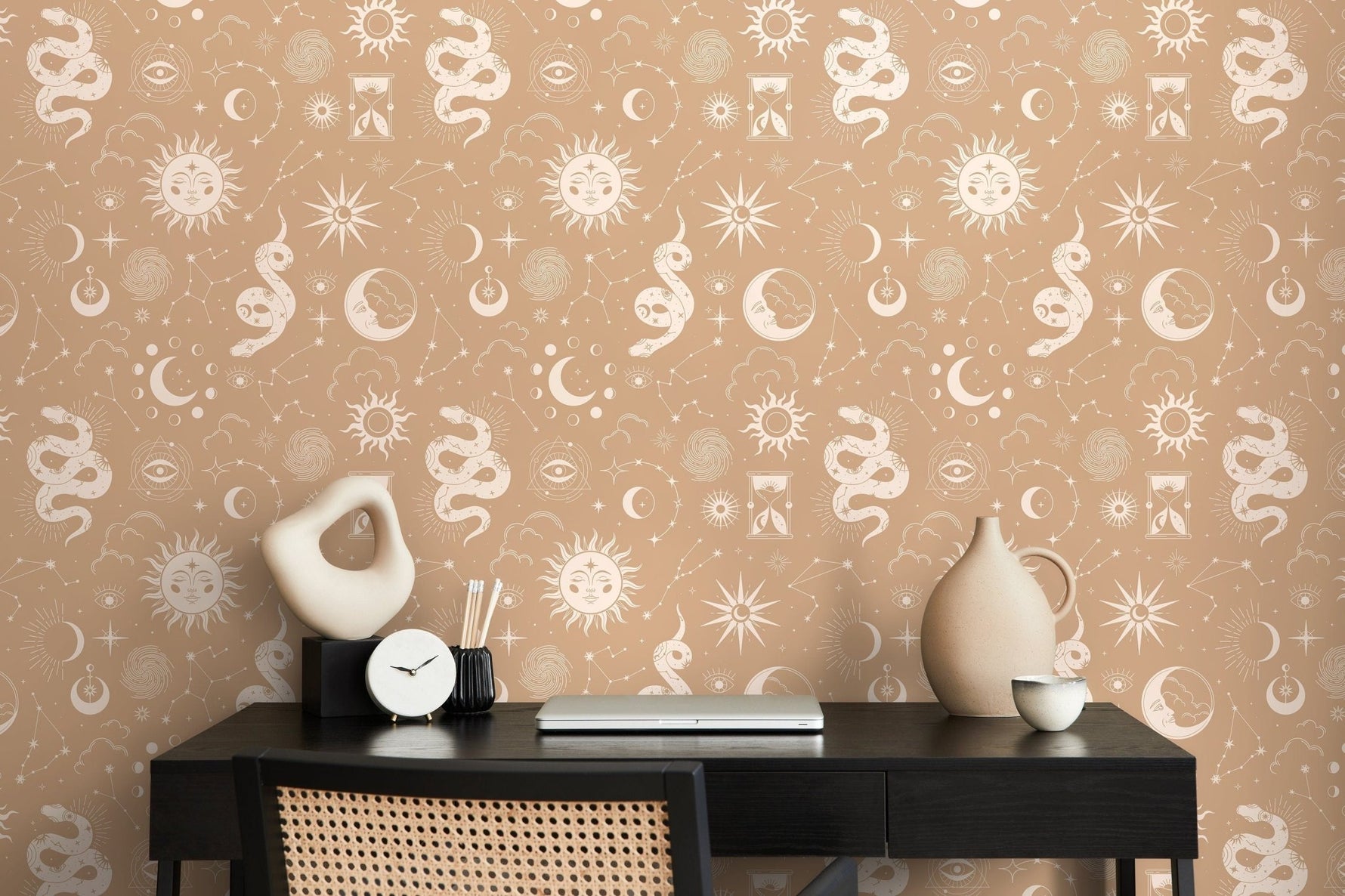 Celestial Charm Wallpaper - D346 - WallTrend