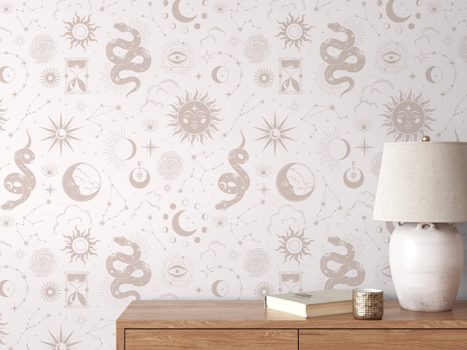 Celestial Serenity Wallpaper - D345 - WallTrend