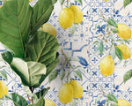 Ceramic Lemon Tiles Wallpaper - D309 - WallTrend