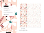 Charming Blossom Illustration Wallpaper - D372 - WallTrend