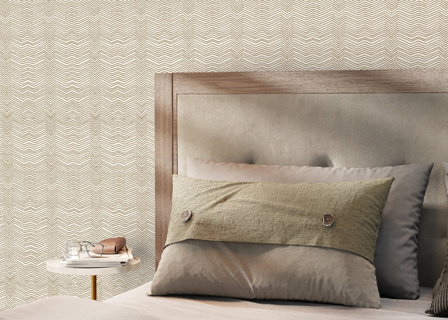 Chevron Warmth Wallpaper - C937 - WallTrend