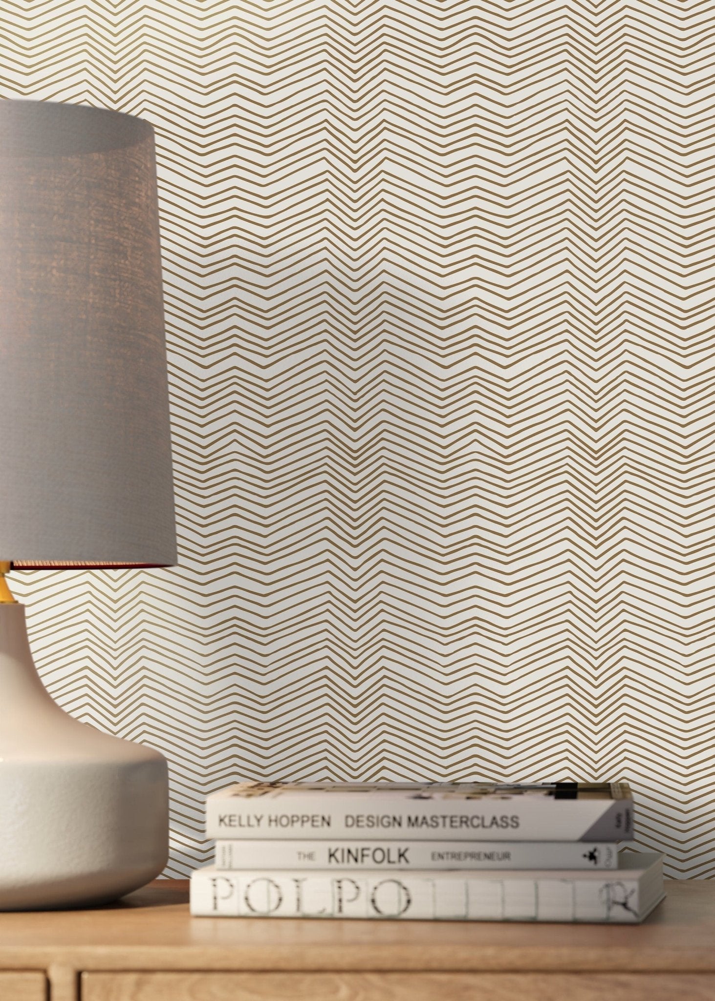 Chevron Warmth Wallpaper - C937 - WallTrend