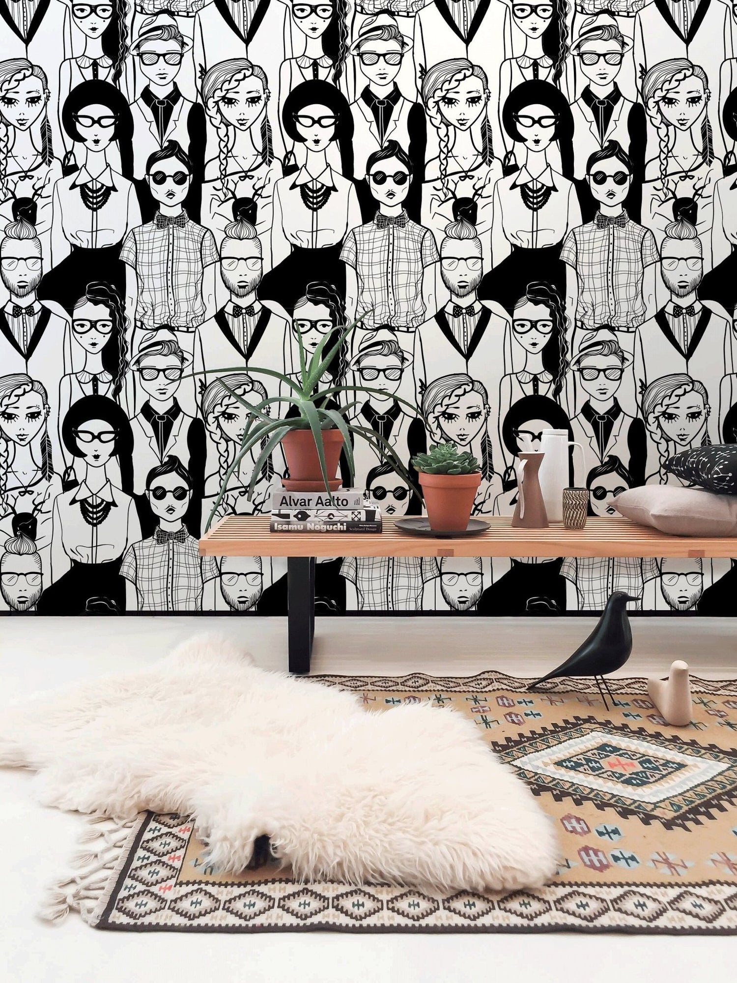 Chic Fashionista Wallpaper - B295 - WallTrend