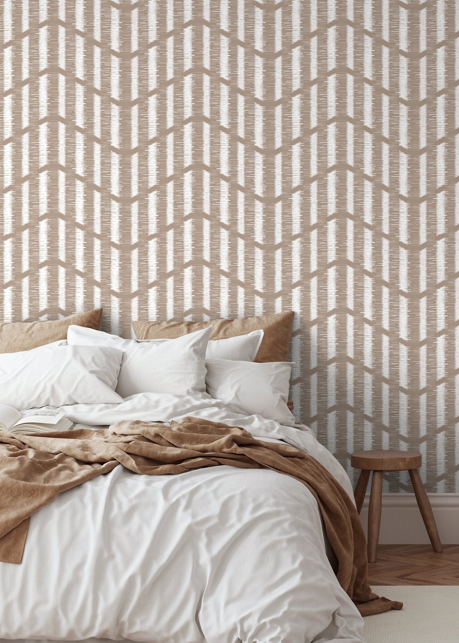 Chic Geometric Harmony Wallpaper - C759 - WallTrend