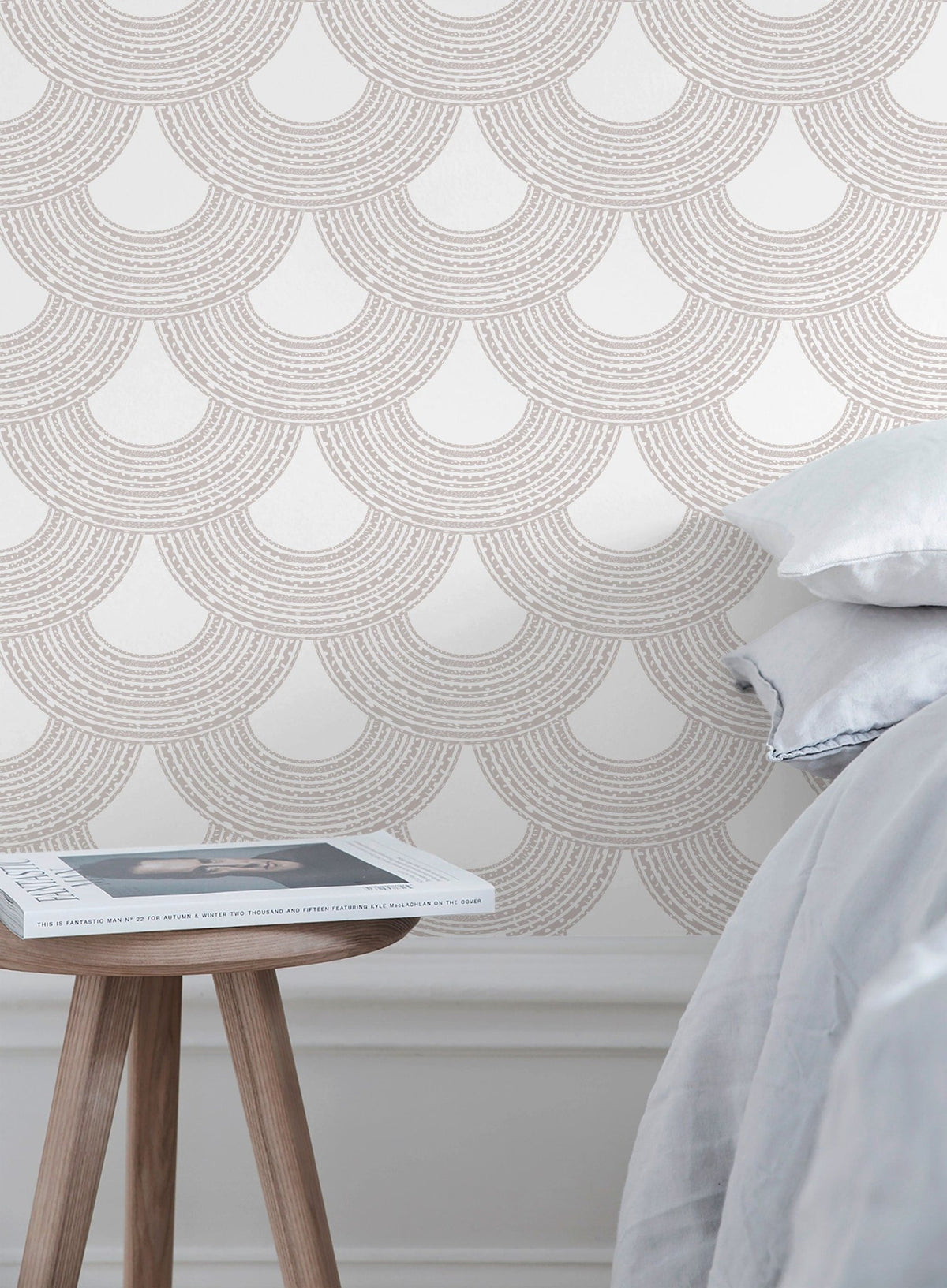 Circular Textured Harmony Wallpaper - C051 - WallTrend