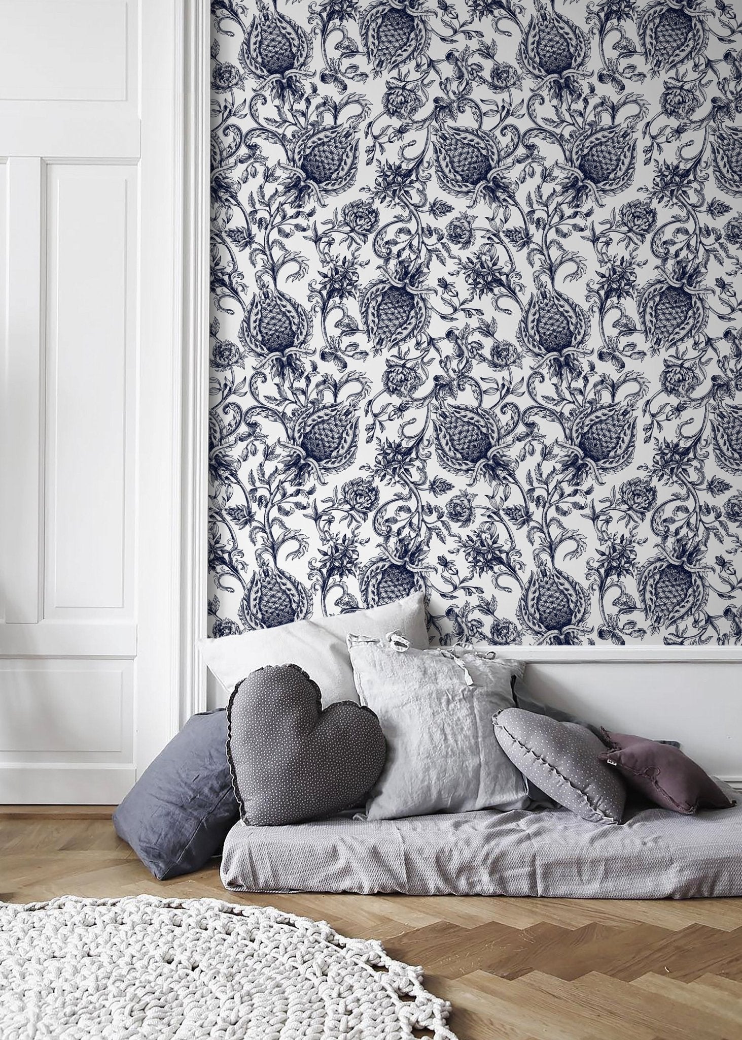 Classic Floral Elegance Wallpaper - B310 - WallTrend