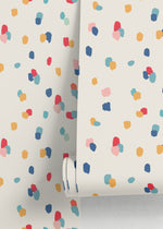 Colorful Abstract Spots Wallpaper - D347 - WallTrend