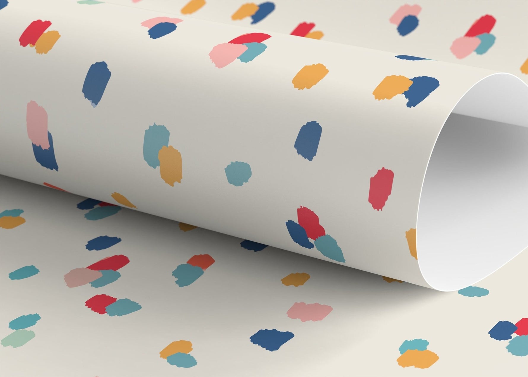 Colorful Abstract Spots Wallpaper - D347 - WallTrend