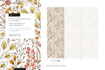Colorful Boho Floral Wallpaper / Peel and Stick Wallpaper Removable Wallpaper Home Decor Wall Art Wall Decor Room Decor - D147 - WallTrend