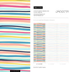 Colorful Lines Wallpaper Kids Wallpaper Peel and Stick and Traditional Wallpaper - D792 - WallTrend