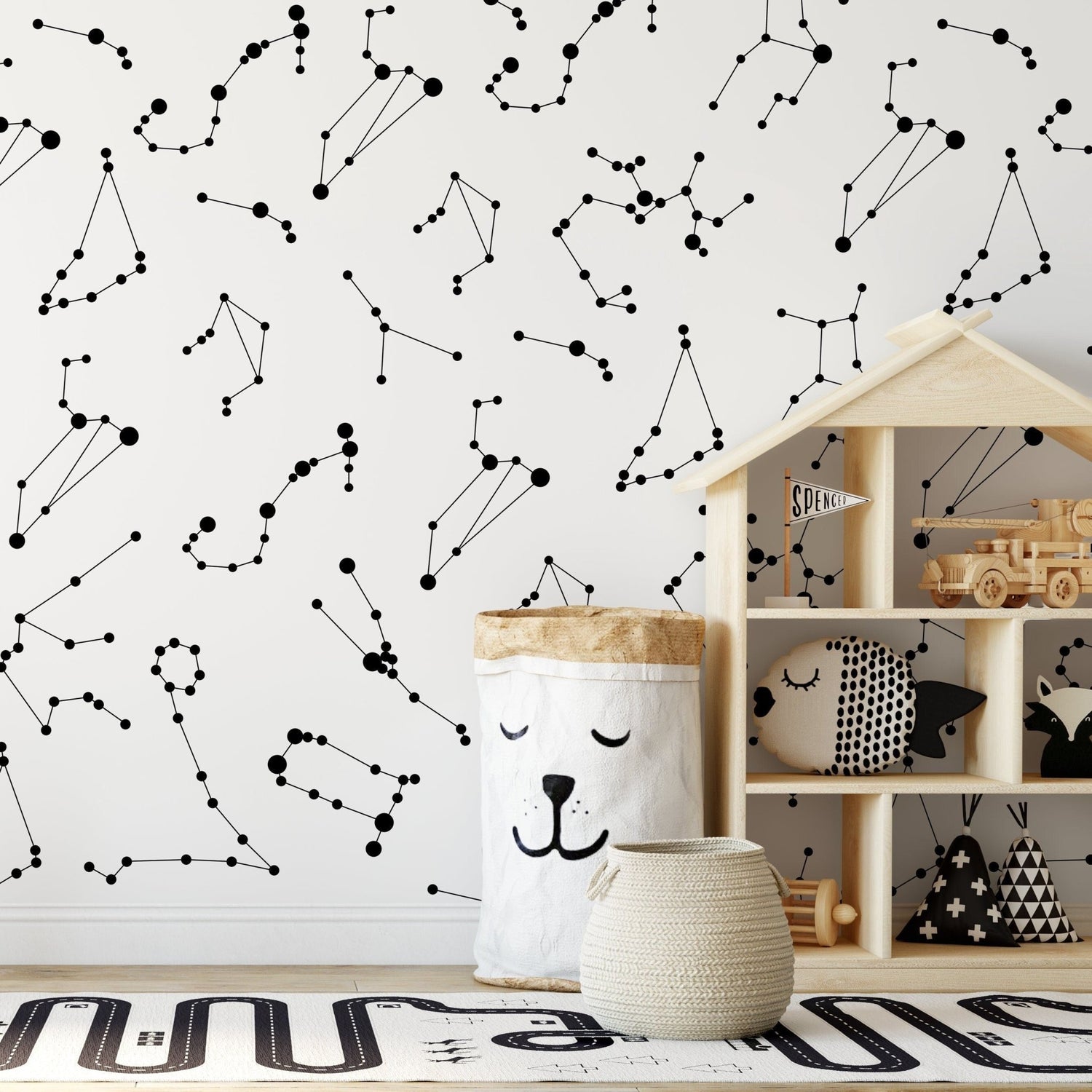 Constellation Map Wallpaper - A116 - WallTrend