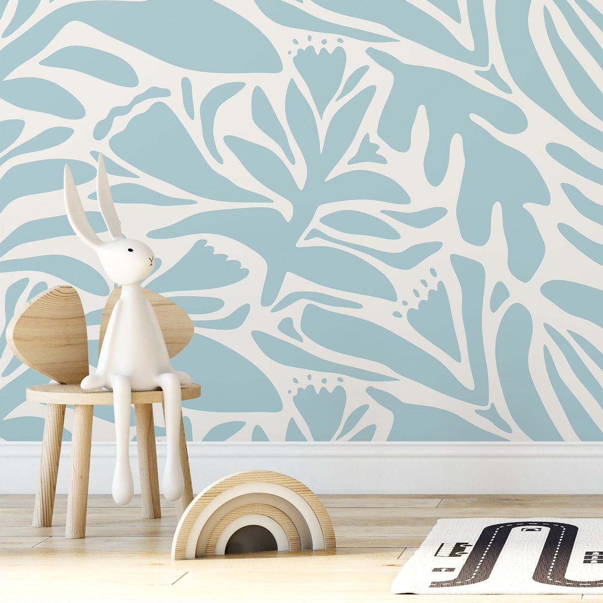 Contemporary Floral Impressions Wallpaper - D701 - WallTrend