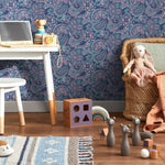 Contemporary Flowers Wallpaper - Removable Wallpaper Peel and Stick Wallpaper Wall Paper - B382 - WallTrend