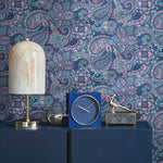 Contemporary Flowers Wallpaper - Removable Wallpaper Peel and Stick Wallpaper Wall Paper - B382 - WallTrend