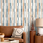 Contemporary Geometric Wallpaper Abstract Wallpaper Peel and Stick and Traditional Wallpaper - D743 - WallTrend